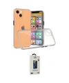 ieg™ iPhone 13 Mini Kılıf Nova Asil Özel Seri - Siyah Bilvis Hayalet Cam Ekran Koruyucu
