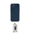 ieg™ iPhone 13 Mini Kılıf Yadigar Yansıma Serisi - Siyah Bilvis Hayalet Cam Ekran Koruyucu