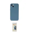 ieg™ iPhone 13 Mini Kılıf Zirve Modern Özel Seri - Siyah 6D Mat Seramik Hayalet Nano Ekran Koruyucu