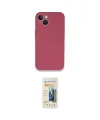 ieg™ iPhone 13 Mini Kılıf Zirve Modern Özel Seri - Siyah 6D Mat Seramik Hayalet Nano Ekran Koruyucu