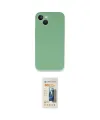 ieg™ iPhone 13 Mini Kılıf Zirve Modern Özel Seri - Siyah 6D Mat Seramik Hayalet Nano Ekran Koruyucu