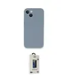 ieg™ iPhone 13 Mini Kılıf Zirve Modern Özel Seri - Siyah Bilvis Hayalet Cam Ekran Koruyucu