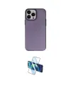 ieg™ iPhone 13 Pro Kılıf Ahenk Çizgi Prime - Siyah 3D Antistatik Seramik Nano Ekran Koruyucu