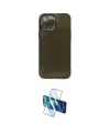 ieg™ iPhone 13 Pro Kılıf Ahenk Doku - Siyah 3D Antistatik Seramik Nano Ekran Koruyucu