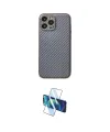 ieg™ iPhone 13 Pro Kılıf Ahenk Işık - Siyah 3D Antistatik Seramik Nano Ekran Koruyucu