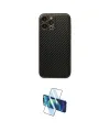 ieg™ iPhone 13 Pro Kılıf Ahenk Işık - Siyah 3D Antistatik Seramik Nano Ekran Koruyucu