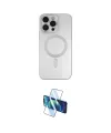 ieg™ iPhone 13 Pro Kılıf Akış Minimal Özel Seri - Siyah 3D Antistatik Seramik Nano Ekran Koruyucu