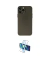 ieg™ iPhone 13 Pro Kılıf Atlas Minimal Prime - Siyah 3D Antistatik Seramik Nano Ekran Koruyucu