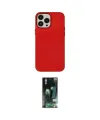 ieg™ iPhone 13 Pro Kılıf Çekirdek Çizgi - Şeffaf 360 Full Body Arka Koruyucu