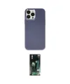 ieg™ iPhone 13 Pro Kılıf Çekirdek Çizgi - Şeffaf 360 Full Body Arka Koruyucu