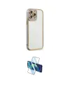 ieg™ iPhone 13 Pro Kılıf Çekirdek Klasik Serisi - Siyah 3D Antistatik Seramik Nano Ekran Koruyucu