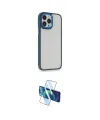 ieg™ iPhone 13 Pro Kılıf Eksen Doku Prime - Siyah 3D Antistatik Seramik Nano Ekran Koruyucu