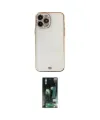ieg™ iPhone 13 Pro Kılıf Eksen Minimal Koleksiyonu - Şeffaf 360 Full Body Arka Koruyucu