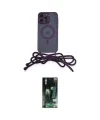 ieg™ iPhone 13 Pro Kılıf Eksen Özel Seri - Şeffaf 360 Full Body Arka Koruyucu