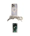 ieg™ iPhone 13 Pro Kılıf Eksen Özel Seri - Şeffaf 360 Full Body Arka Koruyucu