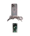 ieg™ iPhone 13 Pro Kılıf Eksen Özel Seri - Şeffaf 360 Full Body Arka Koruyucu
