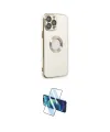 ieg™ iPhone 13 Pro Kılıf İz Form Serisi - Siyah 3D Antistatik Seramik Nano Ekran Koruyucu