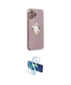 ieg™ iPhone 13 Pro Kılıf İz Form Serisi - Siyah 3D Antistatik Seramik Nano Ekran Koruyucu