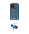 ieg™ iPhone 13 Pro Kılıf Kozmos Minimal Prime - Siyah 3D Antistatik Seramik Nano Ekran Koruyucu