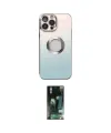 ieg™ iPhone 13 Pro Kılıf Kutup Yansıma Özel Seri - Şeffaf 360 Full Body Arka Koruyucu