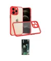 ieg™ iPhone 13 Pro Kılıf Nova Asil Özel Seri - Şeffaf 360 Full Body Arka Koruyucu
