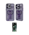 ieg™ iPhone 13 Pro Kılıf Nova Doku Koleksiyonu - Şeffaf 360 Full Body Arka Koruyucu