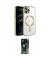 ieg™ iPhone 13 Pro Kılıf Nova Işık Özel Seri - Şeffaf 360 Full Body Arka Koruyucu
