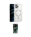 ieg™ iPhone 13 Pro Kılıf Nova Işık Özel Seri - Şeffaf 360 Full Body Arka Koruyucu