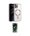 ieg™ iPhone 13 Pro Kılıf Nova Işık Özel Seri - Şeffaf 360 Full Body Arka Koruyucu