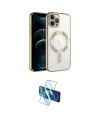 ieg™ iPhone 13 Pro Kılıf Nova Işık Özel Seri - Siyah 3D Antistatik Seramik Nano Ekran Koruyucu