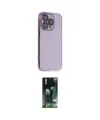 ieg™ iPhone 13 Pro Kılıf Siluet Minimal Özel Seri - Şeffaf 360 Full Body Arka Koruyucu