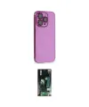 ieg™ iPhone 13 Pro Kılıf Siluet Minimal Özel Seri - Şeffaf 360 Full Body Arka Koruyucu