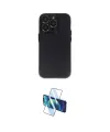 ieg™ iPhone 13 Pro Kılıf Ufuk Minimal Özel Seri - Siyah 3D Antistatik Seramik Nano Ekran Koruyucu