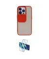 ieg™ iPhone 13 Pro Kılıf Vadi Çizgi - Siyah 3D Antistatik Seramik Nano Ekran Koruyucu