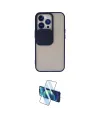 ieg™ iPhone 13 Pro Kılıf Vadi Çizgi - Siyah 3D Antistatik Seramik Nano Ekran Koruyucu