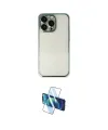 ieg™ iPhone 13 Pro Kılıf Vadi Minimal - Siyah 3D Antistatik Seramik Nano Ekran Koruyucu