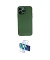 ieg™ iPhone 13 Pro Kılıf Yadigar Yansıma Serisi - Siyah 3D Antistatik Seramik Nano Ekran Koruyucu