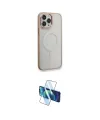 ieg™ iPhone 13 Pro Kılıf Yankı Işık Özel Seri - Siyah 3D Antistatik Seramik Nano Ekran Koruyucu