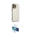 ieg™ iPhone 13 Pro Kılıf Yankı Serisi - Siyah 3D Antistatik Seramik Nano Ekran Koruyucu