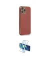 ieg™ iPhone 13 Pro Kılıf Yankı Serisi - Siyah 3D Antistatik Seramik Nano Ekran Koruyucu