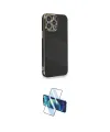ieg™ iPhone 13 Pro Kılıf Yankı Serisi - Siyah 3D Antistatik Seramik Nano Ekran Koruyucu
