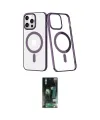 ieg™ iPhone 13 Pro Kılıf Yörünge Minimal - Şeffaf 360 Full Body Arka Koruyucu