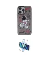 ieg™ iPhone 13 Pro Kılıf Zirve Form Özel Seri - Siyah 3D Antistatik Seramik Nano Ekran Koruyucu
