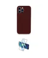 ieg™ iPhone 13 Pro Kılıf Zirve Modern Özel Seri - Siyah 3D Antistatik Seramik Nano Ekran Koruyucu