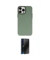 ieg™ iPhone 13 Pro Max Kılıf Ahenk Çizgi Prime - Siyah 3D Antistatik Hayalet Cam Ekran Koruyucu