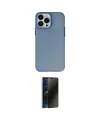 ieg™ iPhone 13 Pro Max Kılıf Ahenk Çizgi Prime - Siyah 3D Antistatik Hayalet Cam Ekran Koruyucu