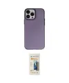 ieg™ iPhone 13 Pro Max Kılıf Ahenk Çizgi Prime - Siyah 6D Mat Seramik Hayalet Nano Ekran Koruyucu