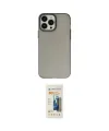 ieg™ iPhone 13 Pro Max Kılıf Ahenk Çizgi Prime - Siyah 6D Mat Seramik Hayalet Nano Ekran Koruyucu