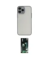 ieg™ iPhone 13 Pro Max Kılıf Ahenk Çizgi Serisi - Şeffaf 360 Full Body Arka Koruyucu