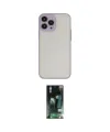 ieg™ iPhone 13 Pro Max Kılıf Ahenk Çizgi Serisi - Şeffaf 360 Full Body Arka Koruyucu